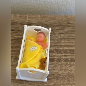 My Mini Baby with Polka Dot Crib